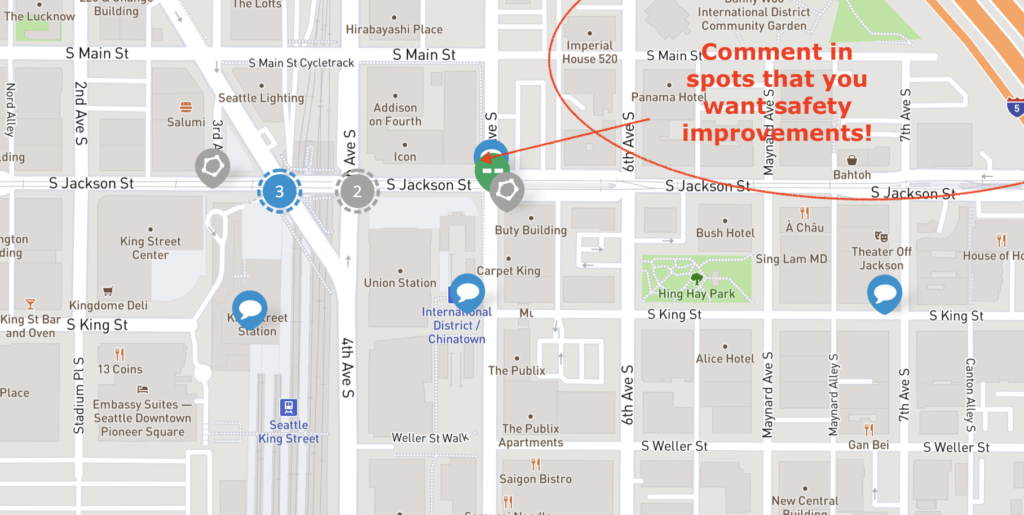 SDOT Engagement Map