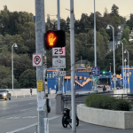 Picture of Fremont Bridge where Fleming Law pedestrian injury client suffered after car hit